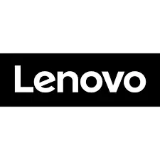 Lenovo4 Lenovo-Logo auf schwarzem Hintergrund.