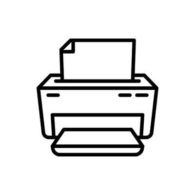 Ein leerer schwarzer Kreis auf weißem Hintergrund.