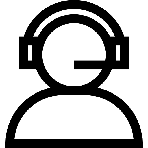 ServiceDesk ```plaintext
Symbol einer Person mit Headset, repräsentiert Kundensupport oder Kundenservice.
```