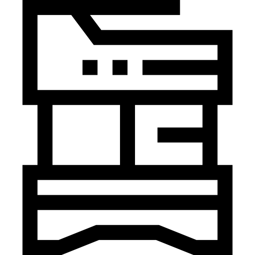 ALT-Text: Stilisiertes, schwarzes Symbol einer Fußgängerampel mit rotem, gelbem und grünem Licht.